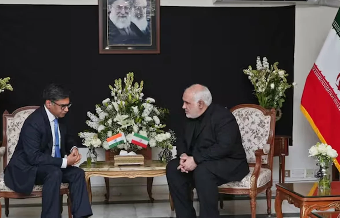 vikram misri and iran