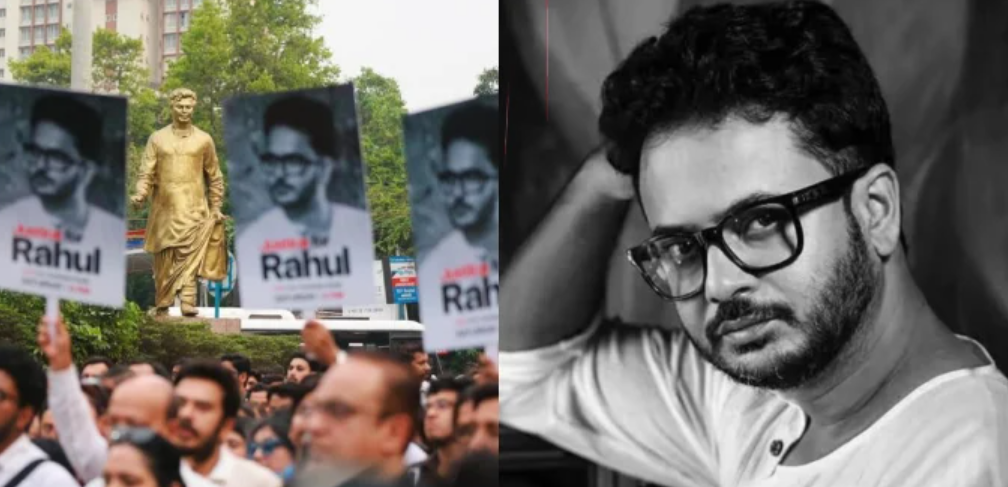 Rahul banerjee death protest