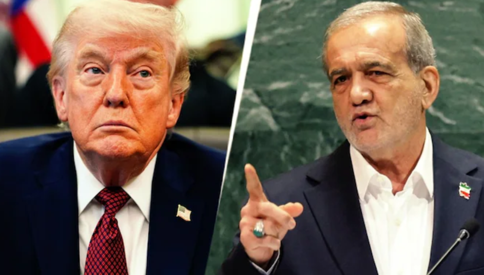 donald Trump and iran preasident