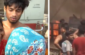 fire breaks santoshpur