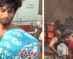 fire breaks santoshpur