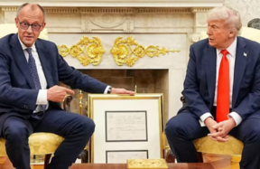 germany chancellor and trump