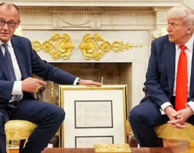 germany chancellor and trump