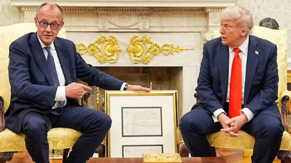 germany chancellor and trump