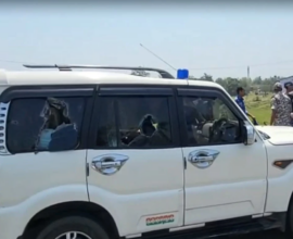 police car affected