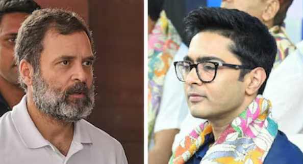 rahul gandhi and abhishek