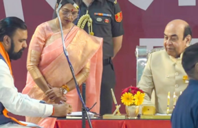 samrat choudhury taking oath