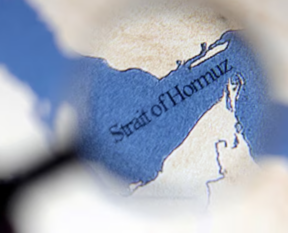 strait of hormuz map