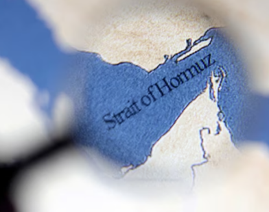 strait of hormuz map