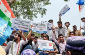 neet paper leak protest