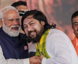 nisith pramanik with modi 1