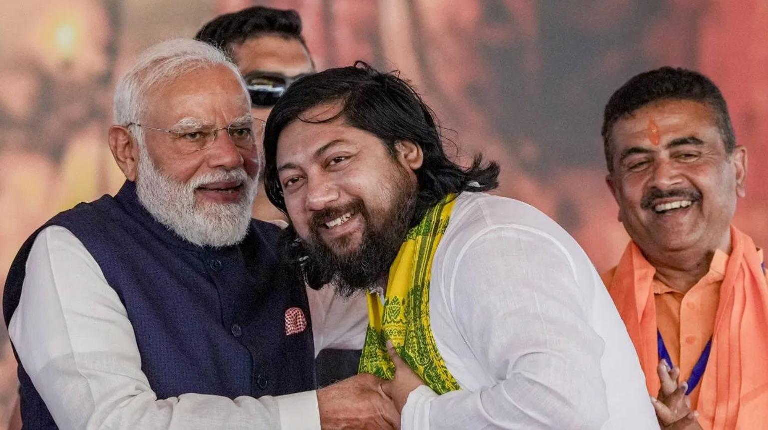 nisith pramanik with modi 1