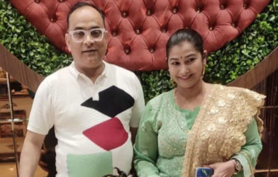 aparupa podda and her husband