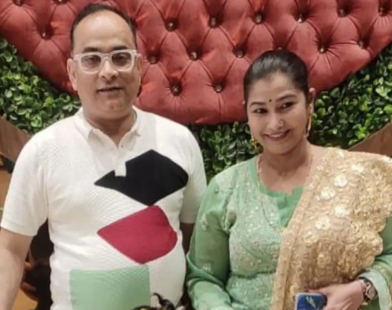 aparupa podda and her husband