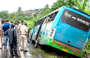bus acciden digha