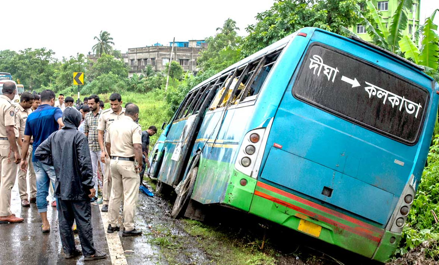 bus acciden digha