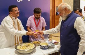 pm Modi suvendu jhalmuri