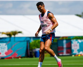 ronaldo practice