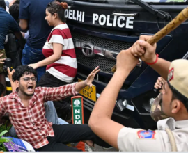 cjp protest lathi charge